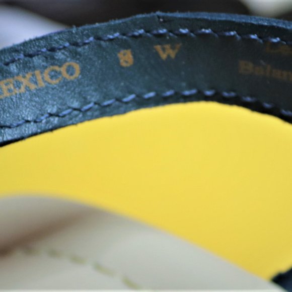 SOFTSPOTS WOMEN'S TELA SLING SANDALS NAVY 8D (W) - Picture 3 of 5